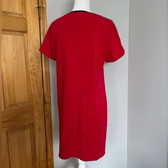 EUC Tommy Hilfiger red T-shirt dress size Large - Picture 9 of 9